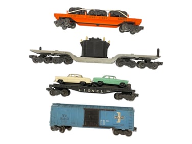 4 Lionel Freight Cars