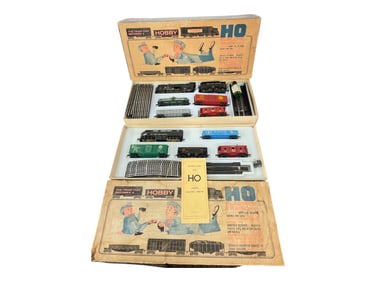 2 Nice Boxed Marx HO Train Sets