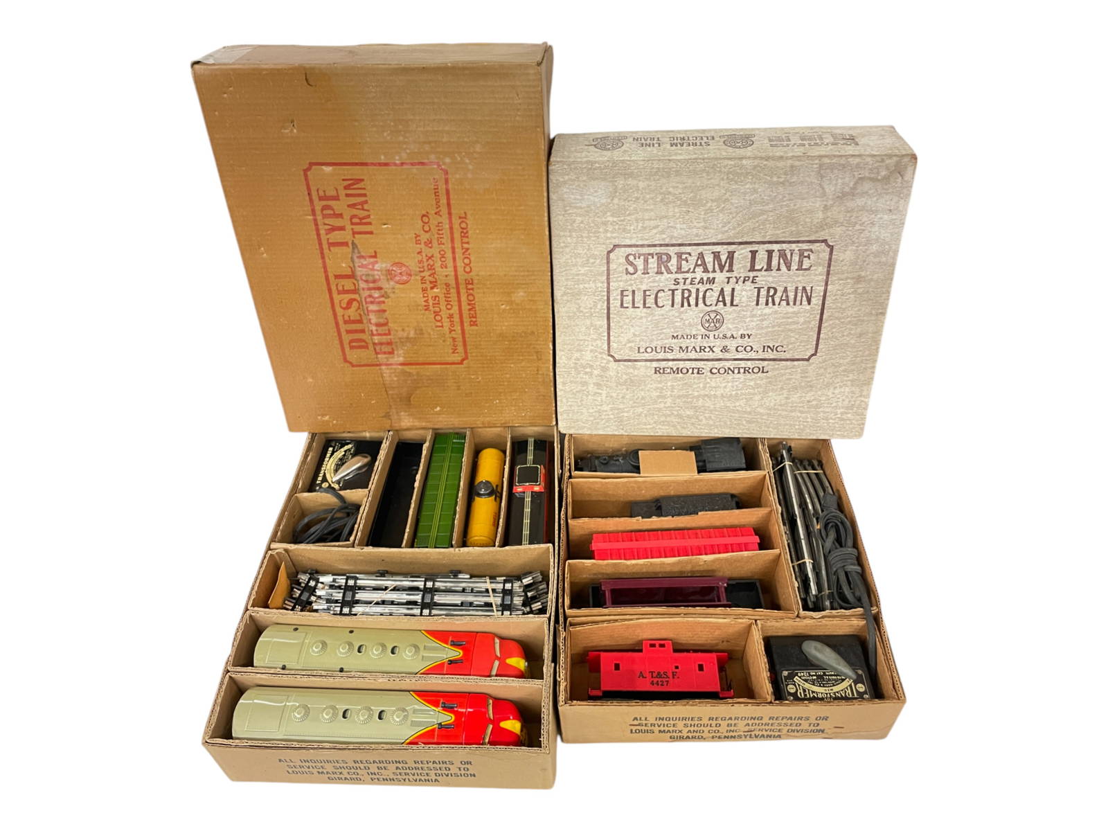 2 Boxed Marx Train Sets Auction