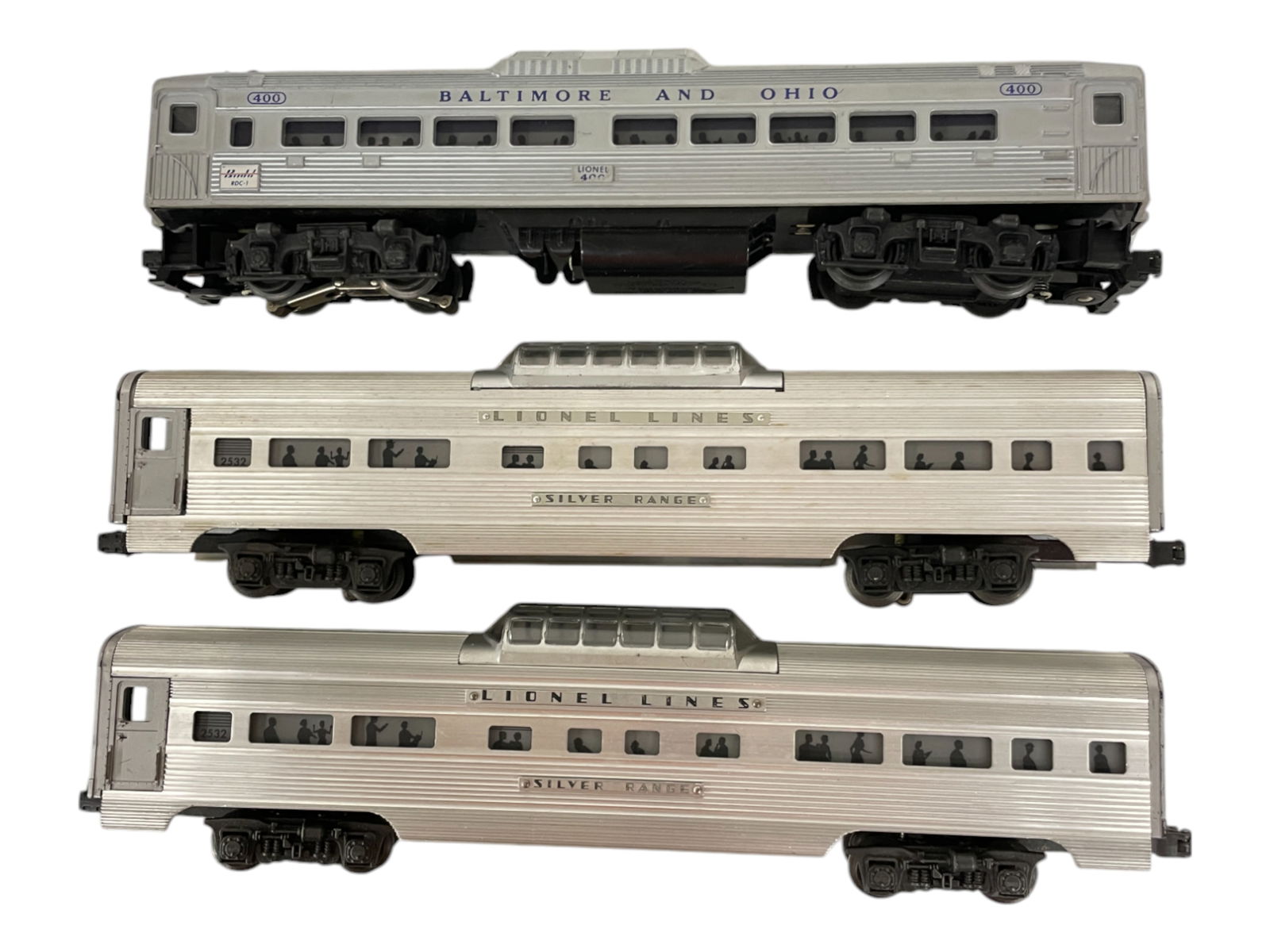 3pc Lionel 400 BUDD Passenger Set (1 of 4)