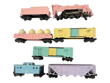 2 Boxed Lionel 6464 Boxcars