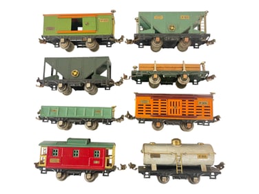 9 Lionel 800 4-Wheel Cars