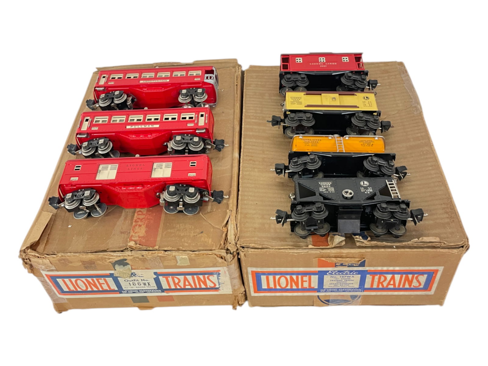 Partial Boxed Lionel Sears Sets 186WX & 187WX (1 of 13)