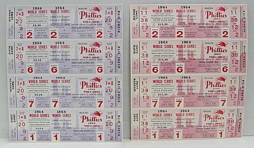 BASEBALL PHANTOM WORLD SERIES TICKETS - 2