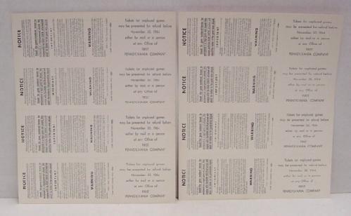 BASEBALL PHANTOM WORLD SERIES TICKETS - 3