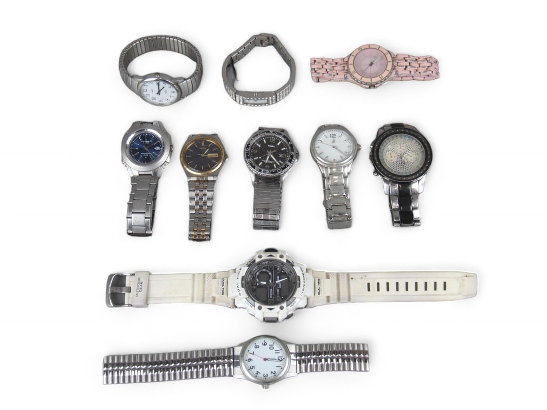 Mixed Estate Jewelry Lot: Lot includes Costume Jewelry, Watches, Silver 18.5 grams, and more.The lot is being offered on behalf of the New York County Public Administrators office from the Estates of Griffey (200601), Barnes (