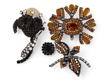 (2) Lawrence Vrba Brooches