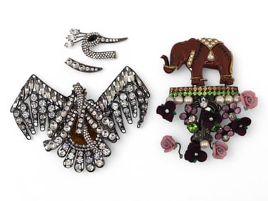 (2) Lawrence Vrba Brooches