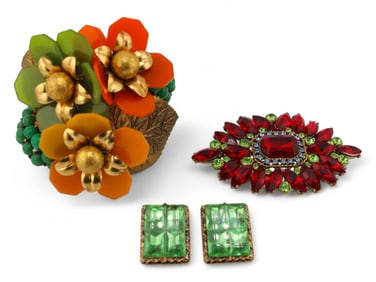 Costume Jewelry Lot of Four Pieces