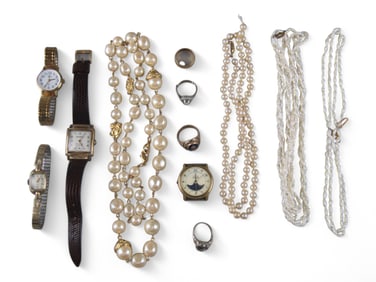 Estate Jewelry Lot. Includes Gold
