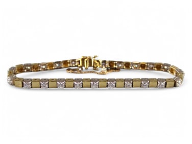 18K Diamond Tennis Bracelet