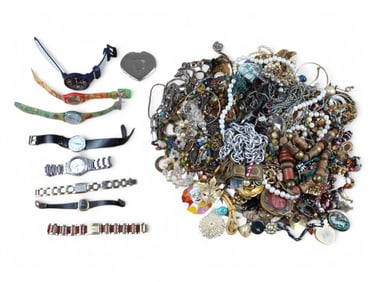 Estate Jewelry Lot including Silver