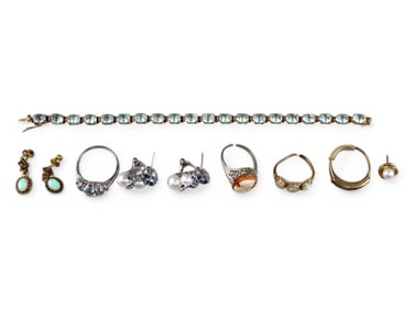 Estate Gold Jewelry Lot