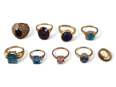 Estate Gold Jewelry Lot
