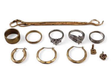 Estate Gold and Diamond Jewelry Lot