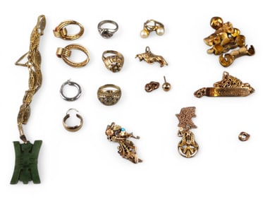 14K Gold Jewelry Lot