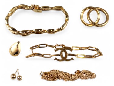 14K Gold Jewelry Lot