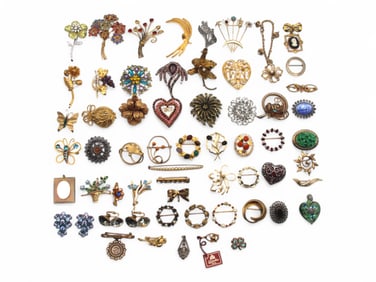 Costume Jewelry Brooches
