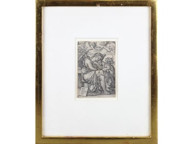 Hans Sebald Beham, "Patience" Engraving