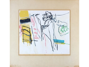 Limited Edition Abstract Serigraph Signed Morrow
