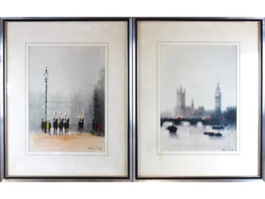Anthony Klitz, Pair of Framed Prints