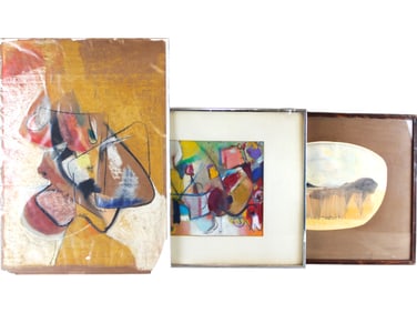 Estate Artwork Lot, 5 Pieces