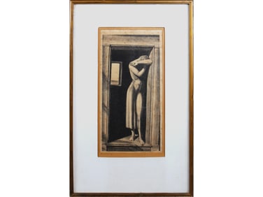 Rockwell Kent, "Foreboding" Signed Lithograph