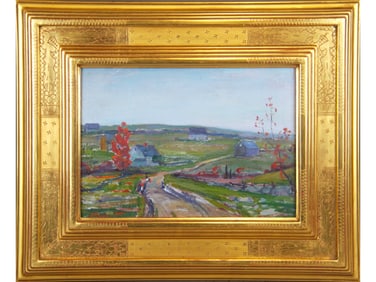 William Greason, Oil on Board Landscape