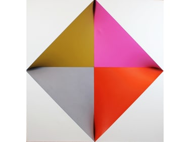 Sydney Butchkes, Acrylic on Shaped Canvas