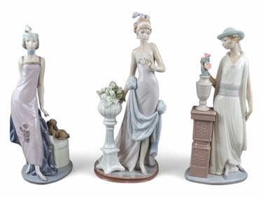 (3) Lladro Figures