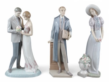 (3) Lladro Figures