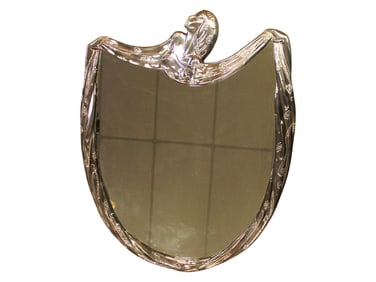 Large Erte Sterling Silver Limited Edition Mirror