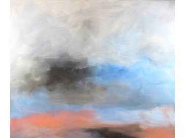Jon R Schueler (1916 - 1992) Oil on Canvas