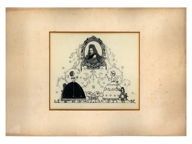 Harry Clarke Original Pen and Ink Illustration