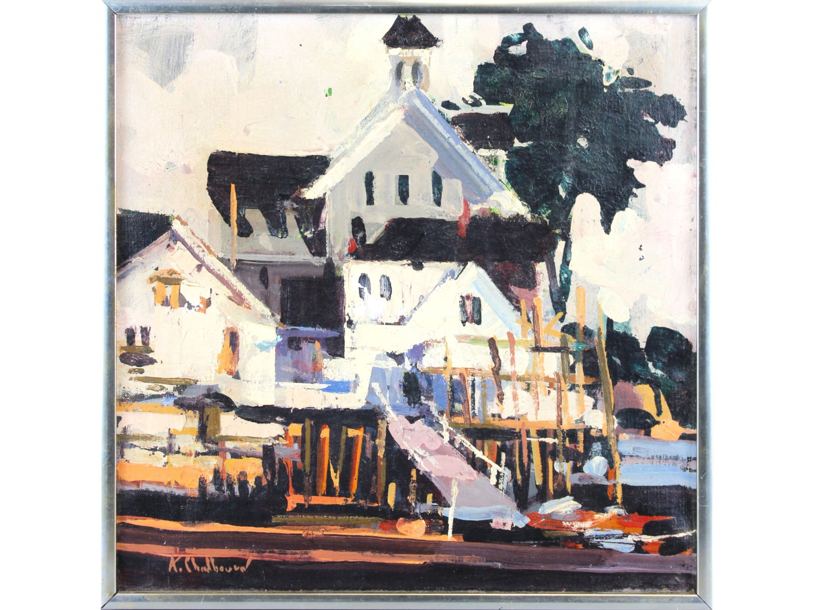 Alfred Cheney Chadbourn (1921 - 1998) Oil (1 of 3)