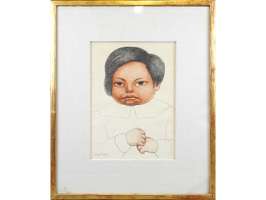 Diego Rivera, Print of a Mexican Boy