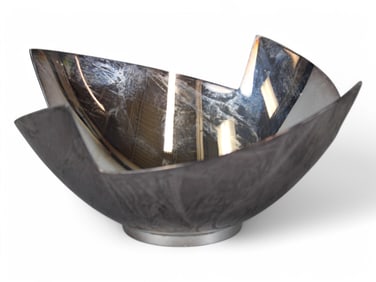 Elsa Rady Swid Powell Winged Silver Plate Bowl
