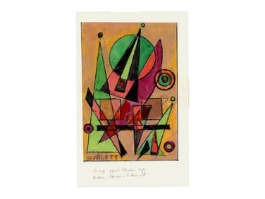Rolph Scarlett (1889 - 1984) Oil on Paper
