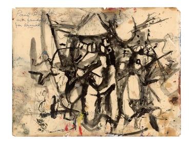 Paul (Harry Paul) Burlin (1886 - 1969) Watercolors