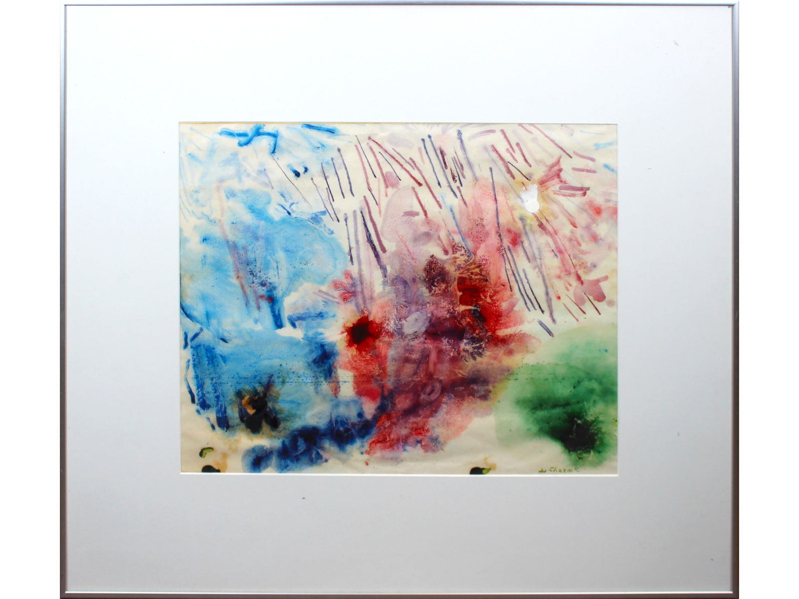 Annick du Charme, Abstract Oil on Paper (1 of 3)