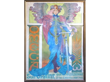 Omega Bicycles Poster, Henri Thiriet, 1897