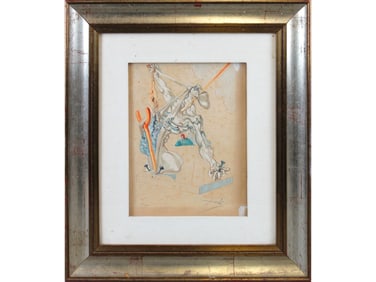 Dali Lithograph Signed.