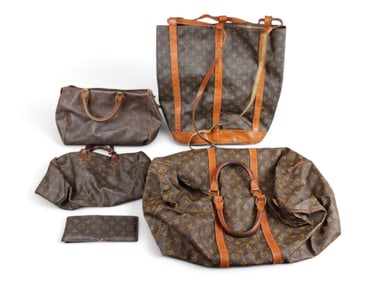 Group of Four Louis Vuitton Travel Articles