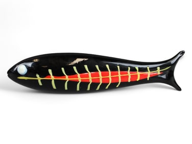 Venini Murano Ken Scott Art Glass Fish Sculpture