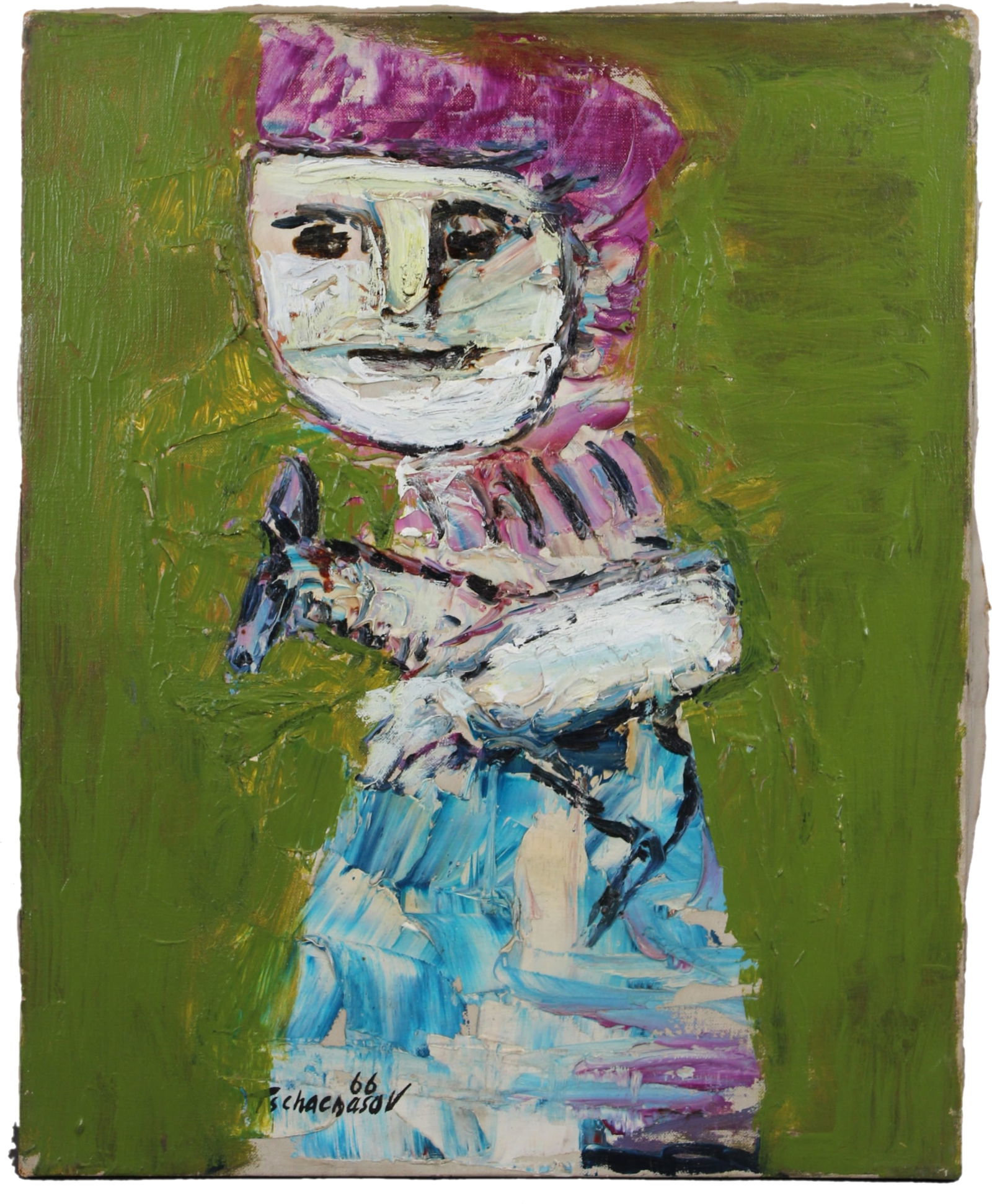 Nahum Tschacbasov, O/C Abstract Portrait (1 of 3)