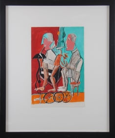 Nahum Tschacbasov, Watercolor on Paper