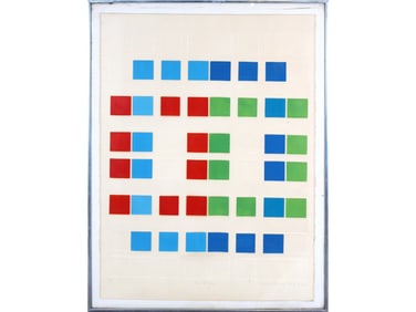 Arlene Sherman. Embossed Paper Color Print