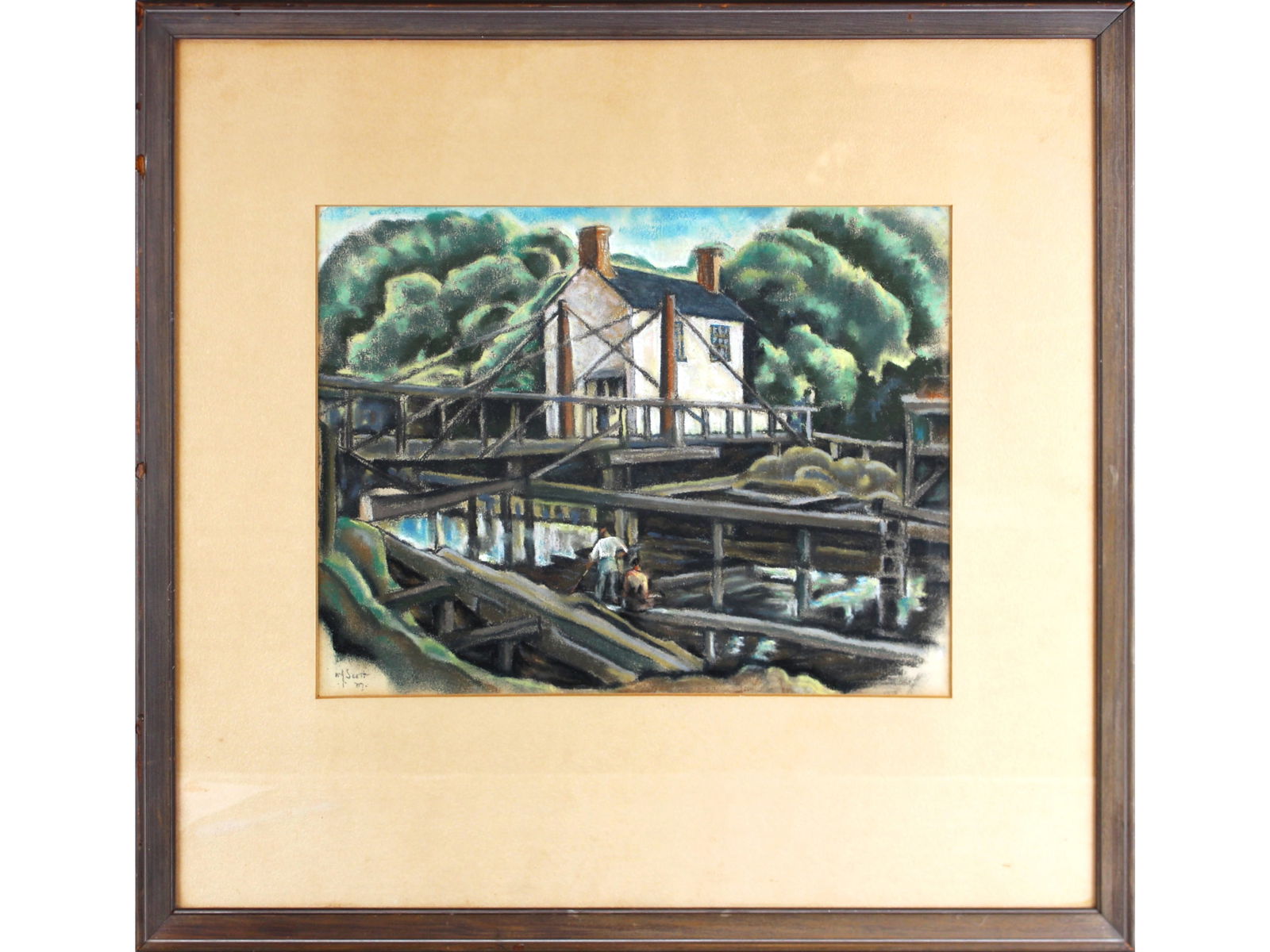 William J. Scott, Pastel Illustration (1 of 3)