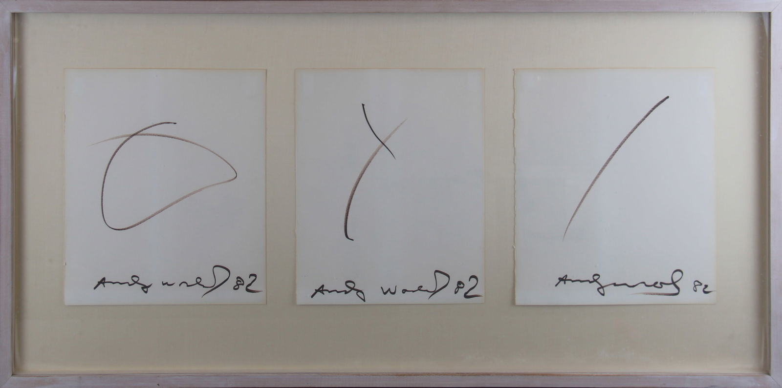 Andy Warhol (1928 - 1987) Three Marker Drawings (1 of 4)
