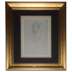 Edgar Degas (After), Femme Cousant, Lithograph